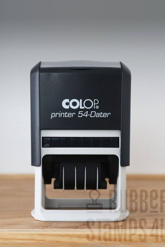 Colop Printer 54 Dater Self Inking Rubber Stamp