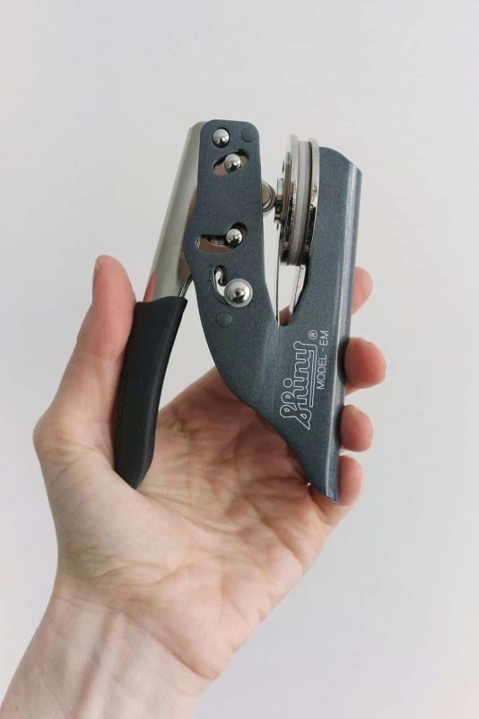 Hand Helf Paper Embosser Device