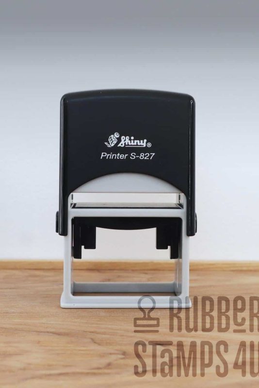 Shiny self inking s 827 rubber stamp