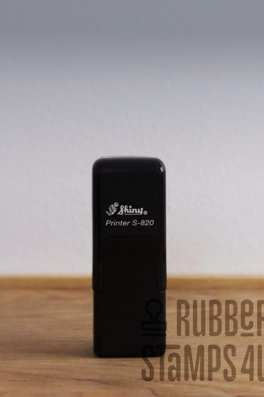 Shiny Printer S-820 Self Inking Rubber Stamp