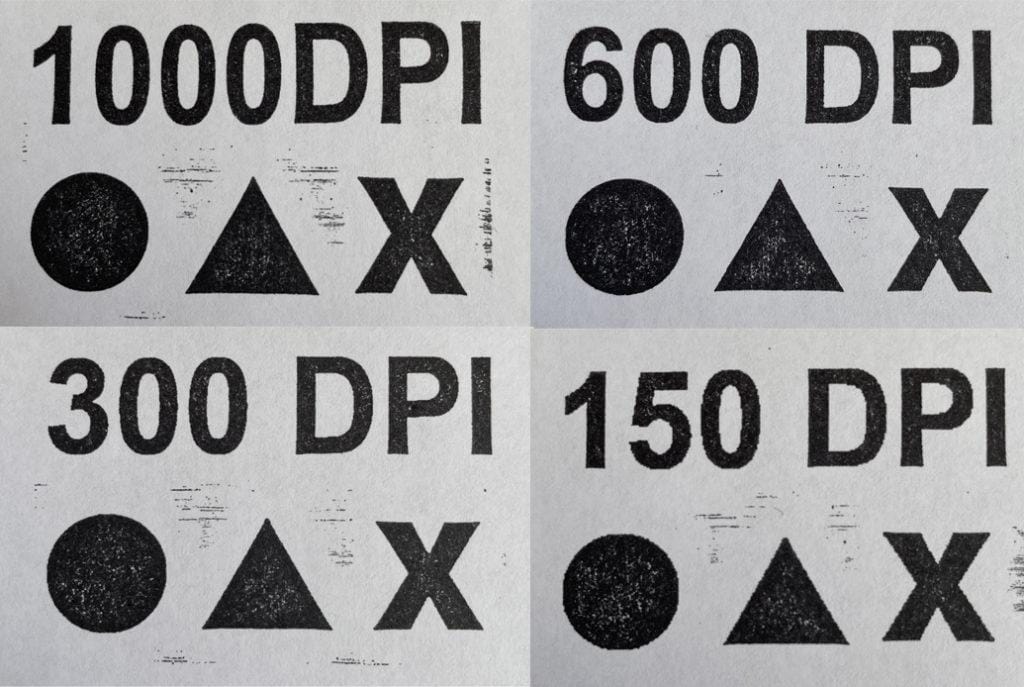 DPI resolution comparison