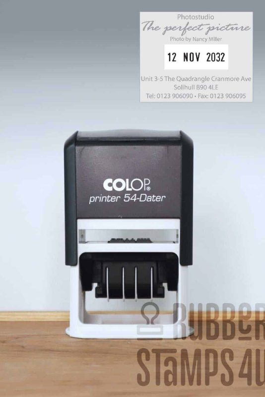 Colop Printer 54 Dater Self Inking Stamp