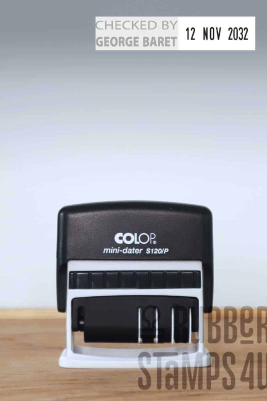 Colop Mini Dater Self Inking Stamp S120