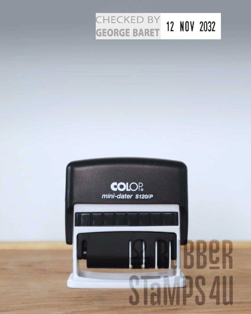 Colop Mini Dater Self Inking Stamp S120