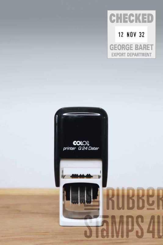 Colop Printer Q 24 Dater Self Inking Stamp