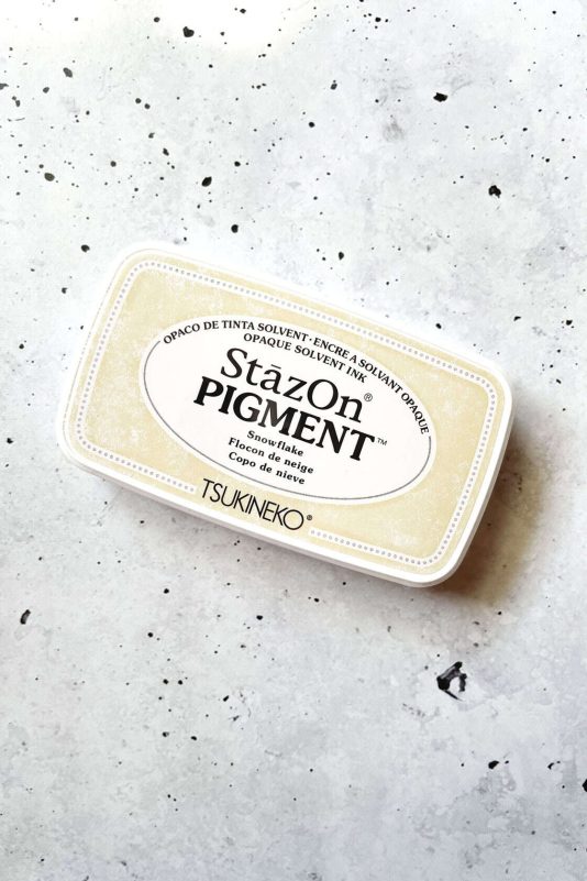 StayzOn Pigment Ink Pad in Snowflake White
