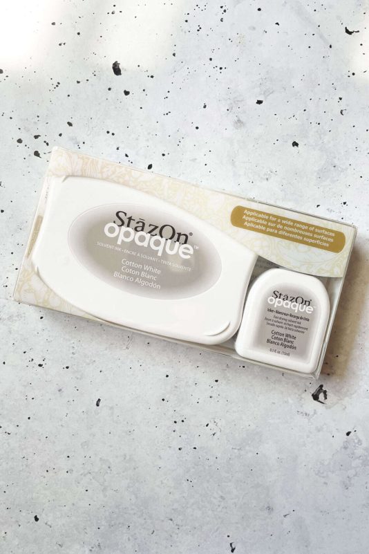 StazOn Ink Pad Kit in Opaque Cotton White