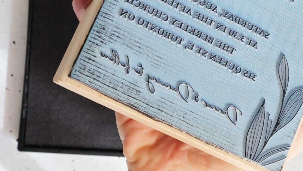 How to Ink a Rubber Stamp Properly