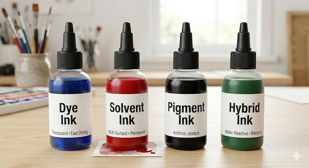 What Are The Different Stamp Inks?