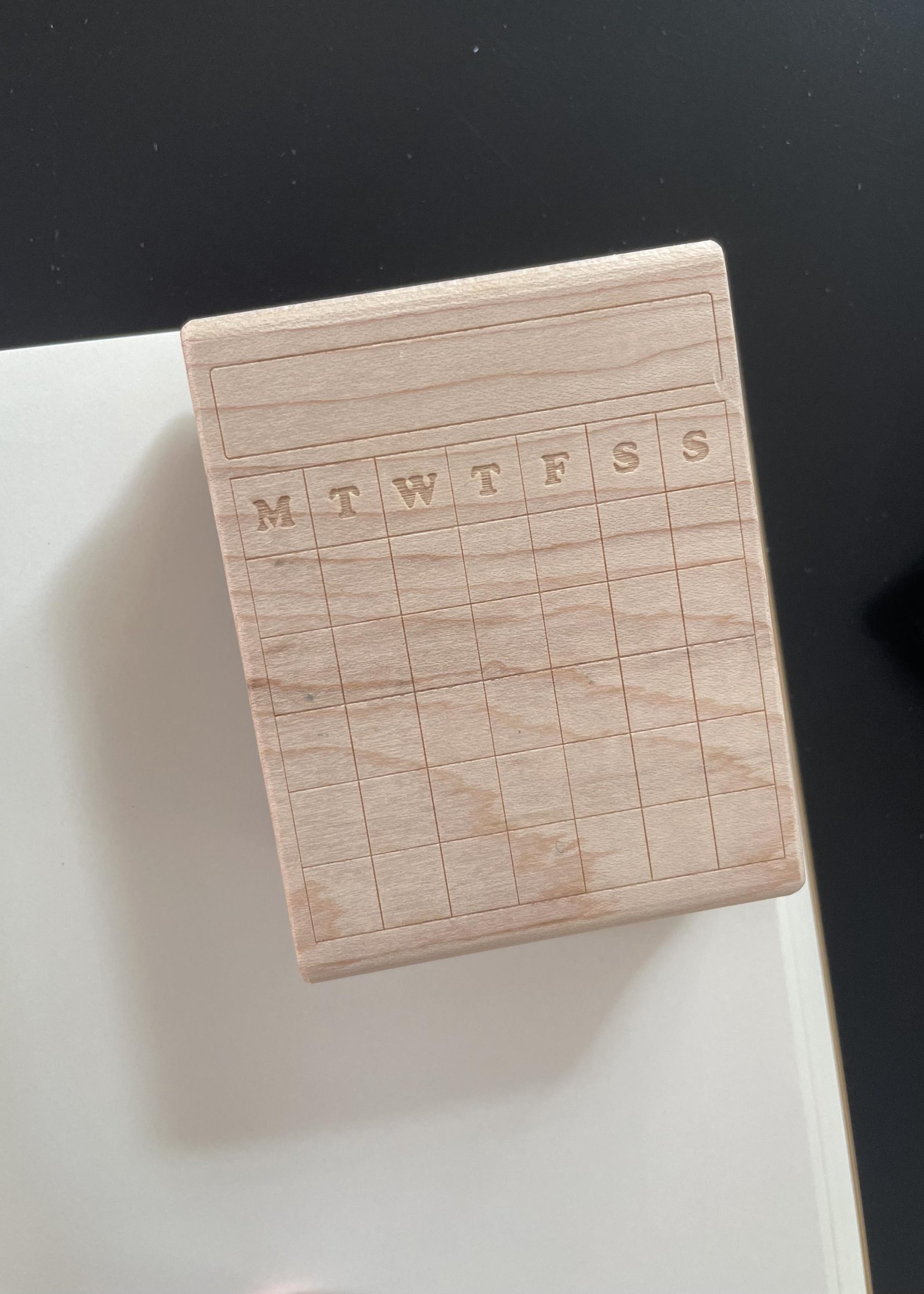 Monthly Habit Tracker Rubber Stamp for Bullet Journal - Image 4