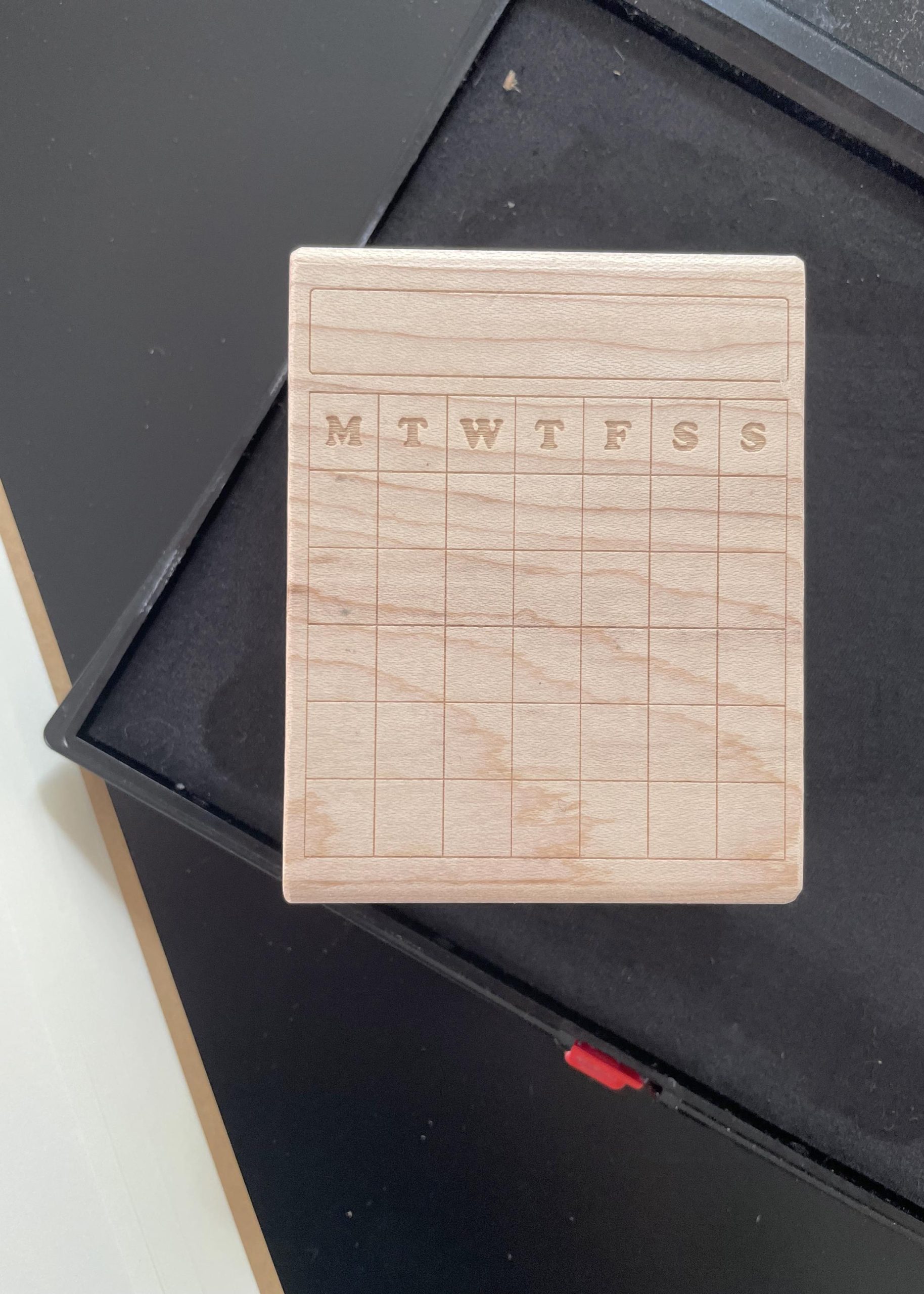 Monthly Habit Tracker Rubber Stamp for Bullet Journal - Image 5